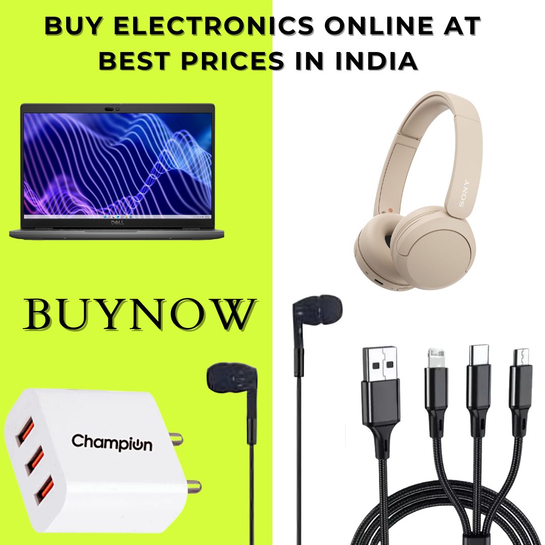 Buy Electronics Online at Best Prices in India: A Smart Shopper’s Guide